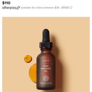 true botanicals renew pure radiance oil